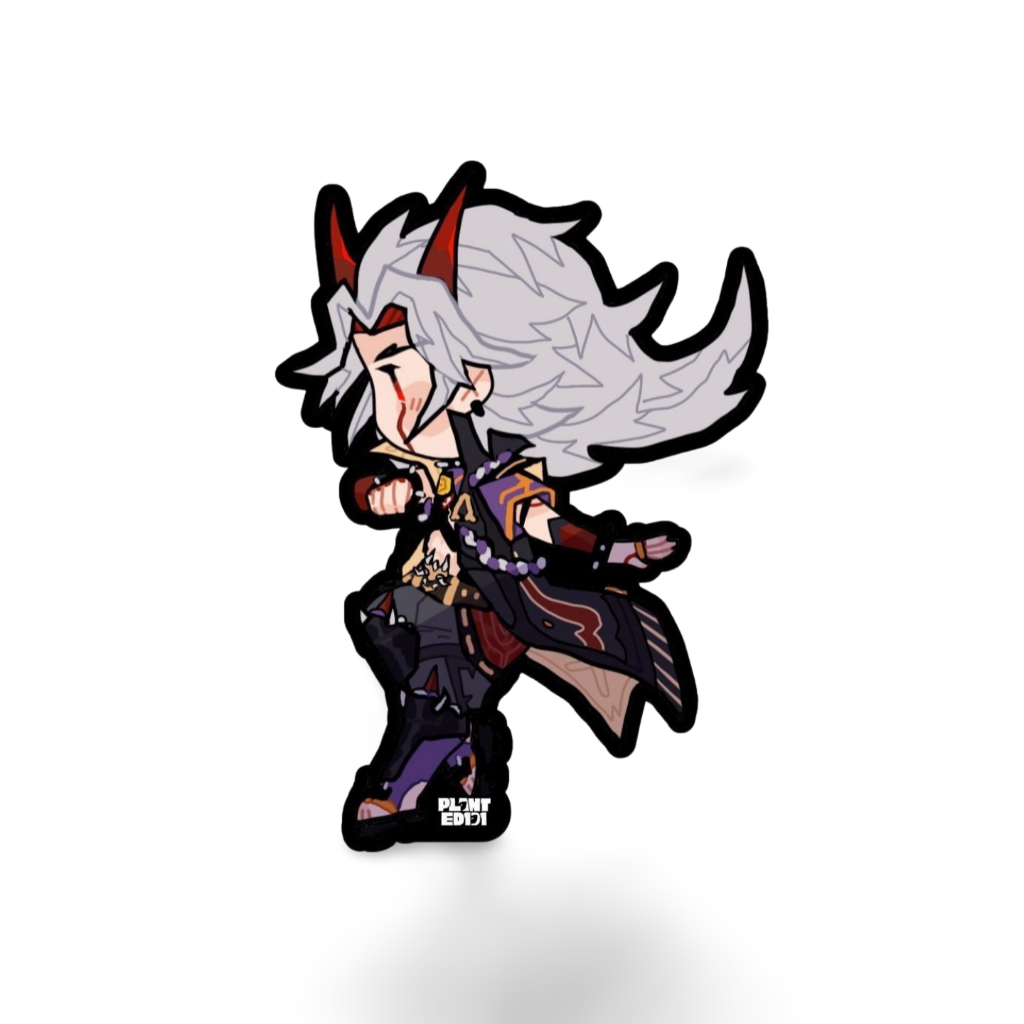 Itto Genshin Impact Chibi Sticker
