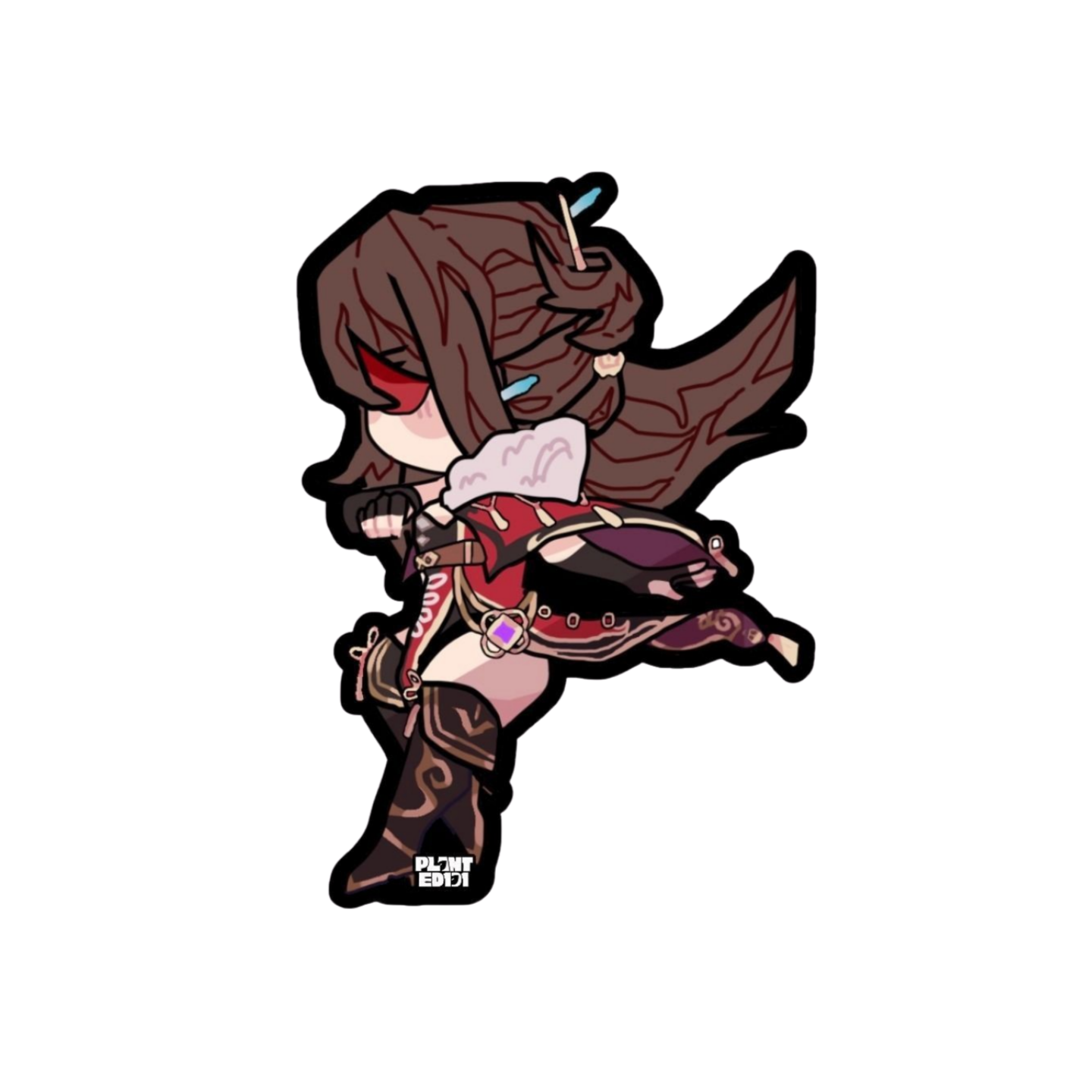 Beidou Genshin Impact Chibi Sticker
