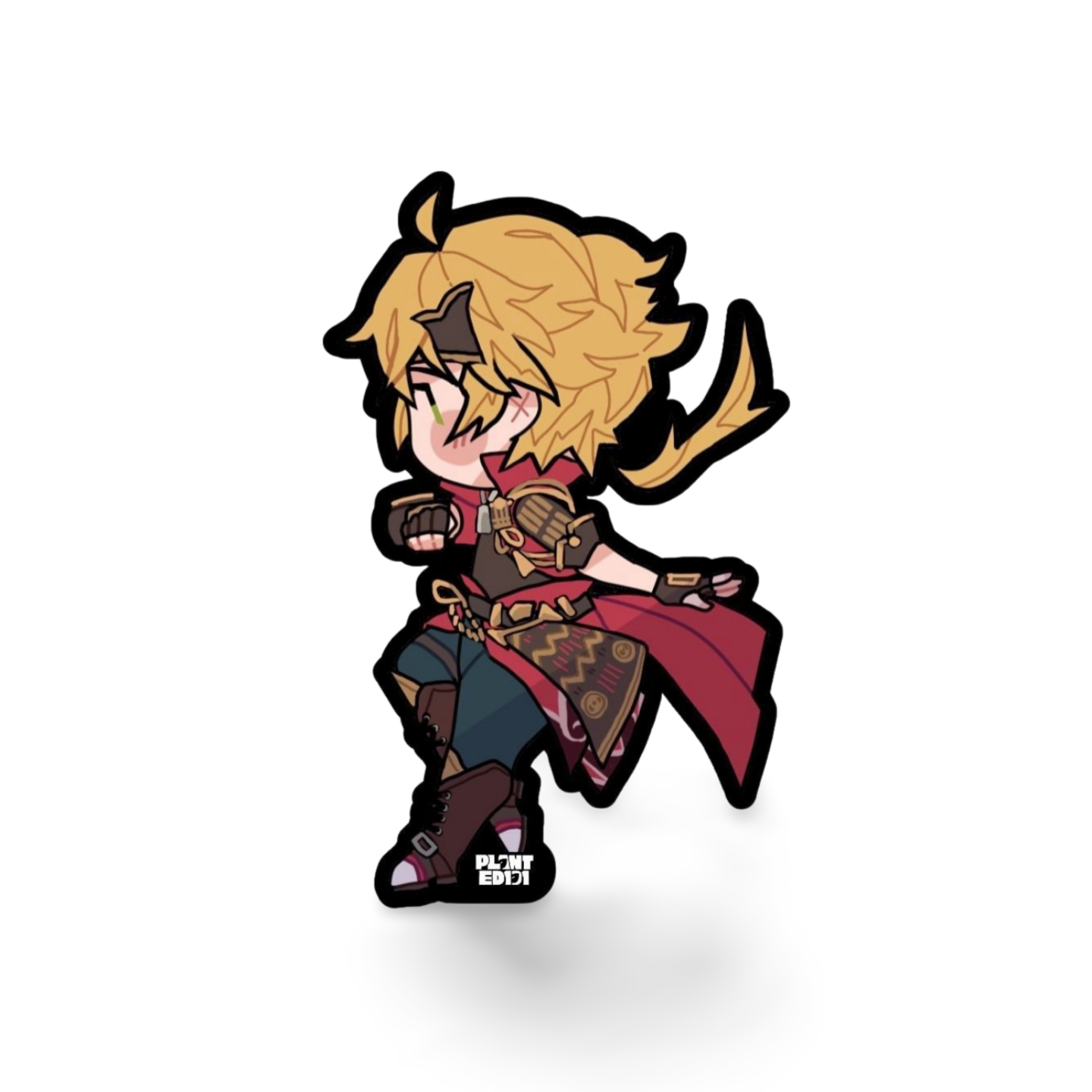 Thoma Genshin Impact Chibi Sticker