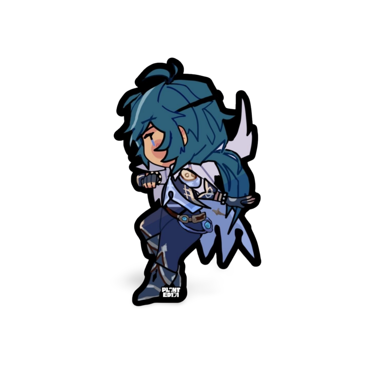 Kaeya Genshin Impact Chibi Sticker