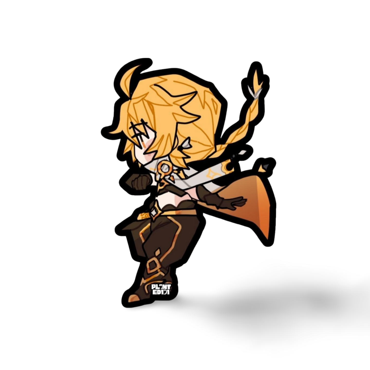Aether Genshin Impact Chibi Sticker