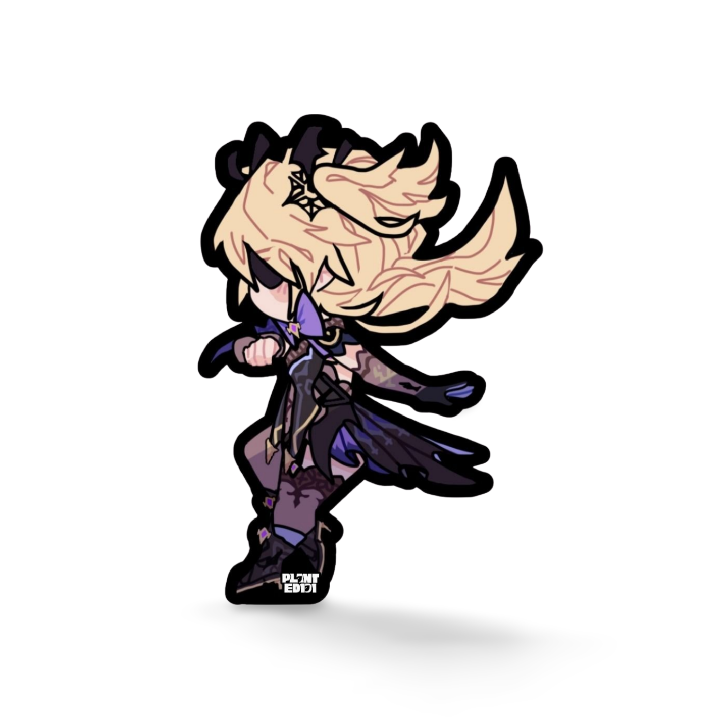 Fischl Genshin Impact Chibi Sticker