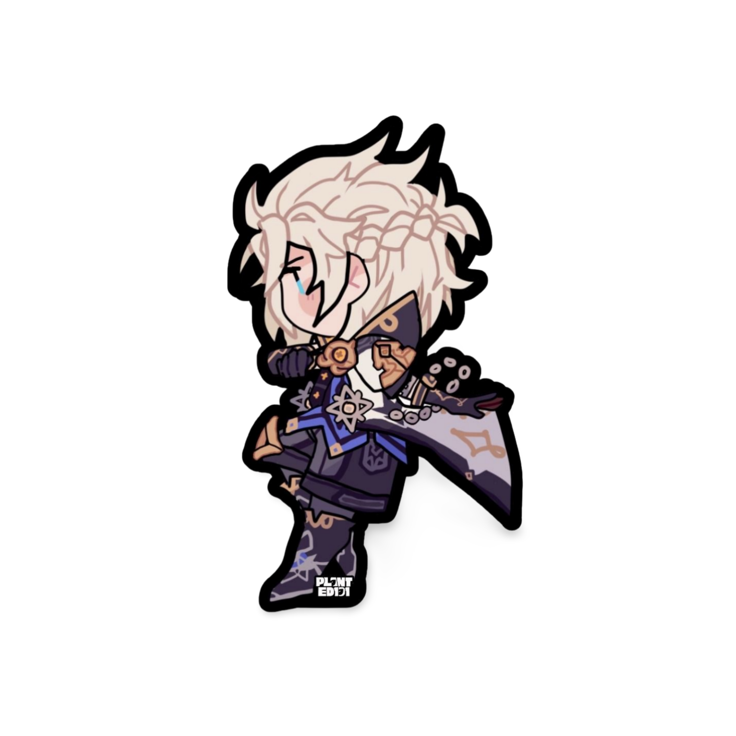 Albedo Genshin Impact Chibi Sticker