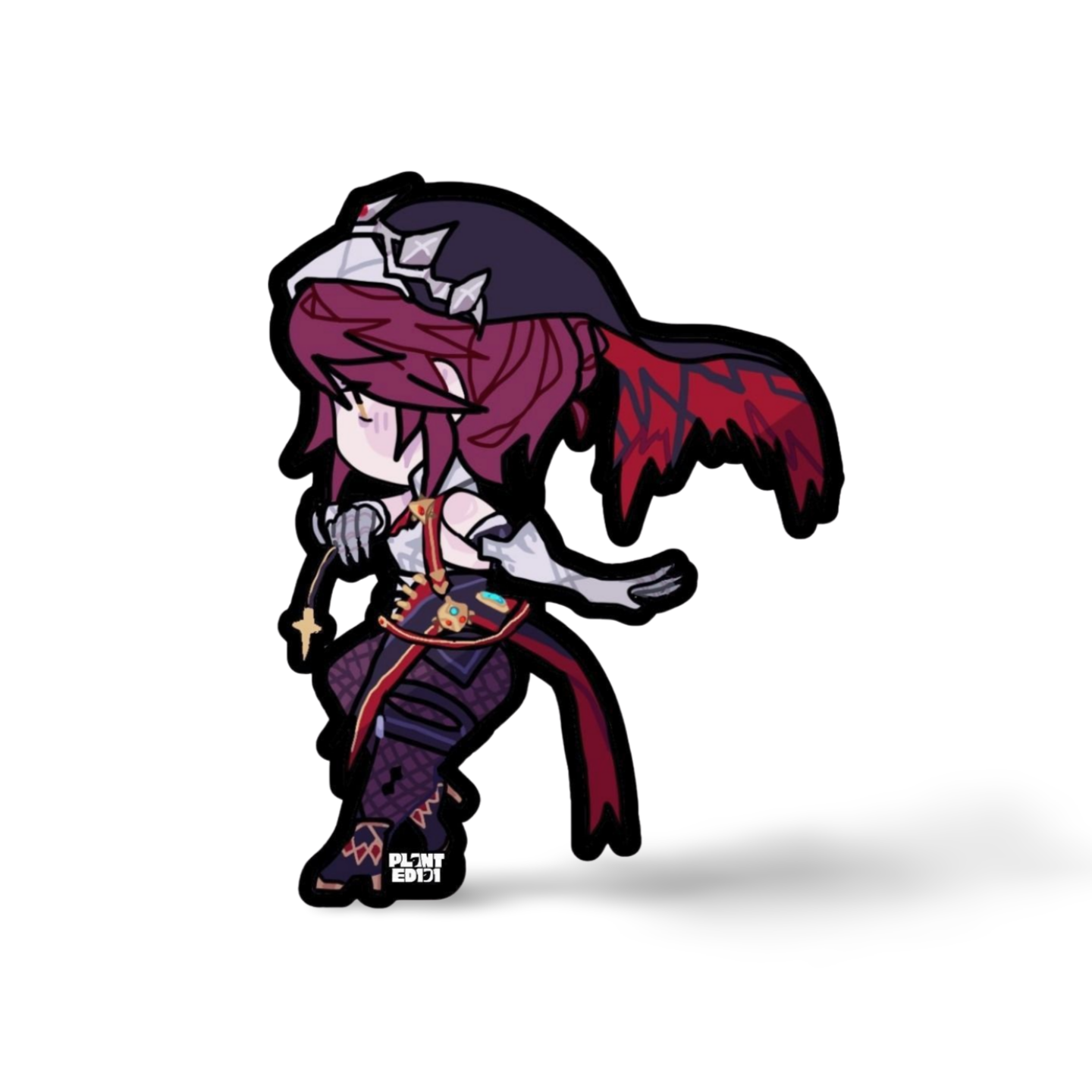 Rosaria Genshin Impact Chibi Sticker